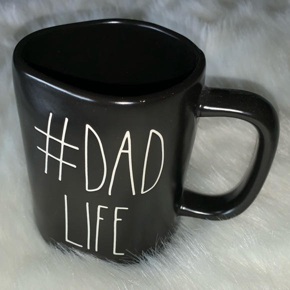 NEW! RAE DUNN “Dad Life” Ceramic Mug, Black, NWT - Picture 2 of 10